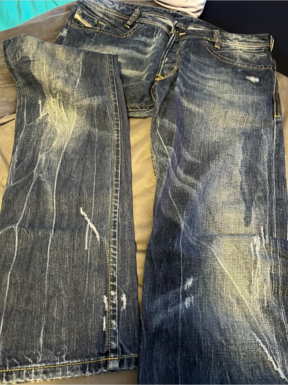 #Exclusive #Diesel #Poiak #Stretch #ZipperPockets #Size W 33 L 32 #New